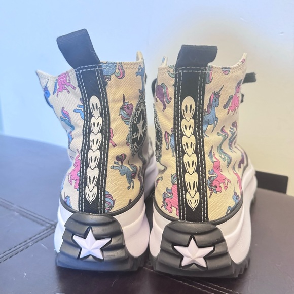 Converse custom unicorn print with alien back - Picture 3 of 3